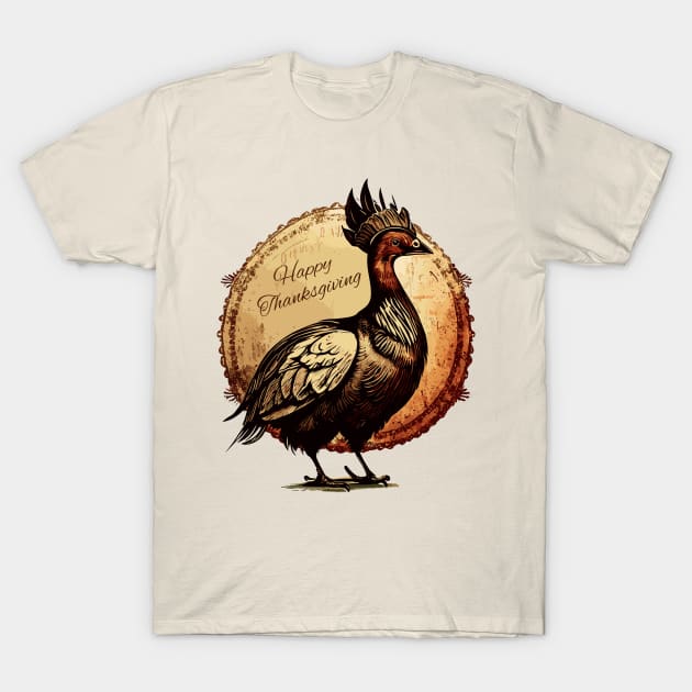 Thanksgiving Turkey T-Shirt by valentinahramov